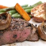 Beef Tenderloin with Mushroom Cream Sauce