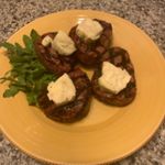 Blackened Steak with Blue Cheese Compound Butter