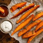Roasted Sweet Potato Steak Fries